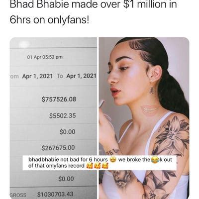 bhad baby leaked only fans|Bhad Bhabie Says People Who Joined Her OnlyFans When She。